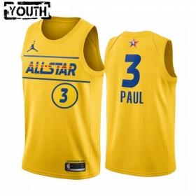 Dres Phoenix Suns Chris Paul 3 2021 All-Star Jordan Brand Gold Swingman - Dječji